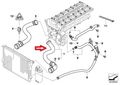 17 12 7 510 952 Water Hose Rubber Radiator Coolant For Bmw 