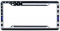 Trade Winds Usa American Thin Blue Line Police Memorial License Plate Tag Frame Holder 