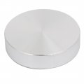 Uxcell 4pcs 40mm Dia 10mm Thickness M8 Thread Aluminum Disc Hardware For Glass Table