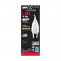 Satco 6pk 5 5w Ca10 Led 2700k Medium Base Frosted Dimmable 60w Equiv