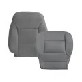 Secos Driver Side Bottom Top Leather Seat Cover Dark Ash Gray For Chevy Silverado 1500 2500hd 3500hd Lt Ls Ltz Z71 Hybrid Work 