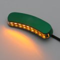 Httmt- Green Led Mirror Block Off Base Plates Compatible With 2011-2015 Kawasak Ninja Zx-10r P N Mt222-018a-green-nologo A