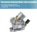 X Autohaux 31293698 Engine Coolant Thermostat Housing Assembly For Volvo C70 1998-2004 S80 1999-2006 V70 1998-2007 Xc90