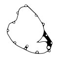 Clutch Cover Inner Gasket For Suzuki Rmz250 1983 1984 1985 1986 Part Number 11482-10h00