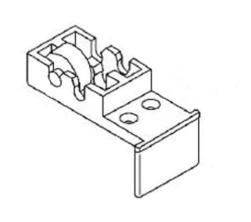 Window Roller Assembly Nylon Wheel 7 16 Diameter Package