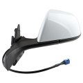 Left Driver Side Mirror Power Fold Heated For Tesla Model 3 2017-2023 White