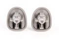 Red Hound Auto Set Of 2 Replacement Grey Sunvisor Clips Compatible With Jeep Dodge 05-12 Liberty 08-12 Nitro