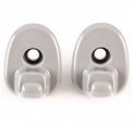 Red Hound Auto Set Of 2 Replacement Grey Sunvisor Clips Compatible With Jeep Dodge 05-12 Liberty 08-12 Nitro