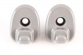 Red Hound Auto Set Of 2 Replacement Grey Sunvisor Clips Compatible With Jeep Dodge 05-12 Liberty 08-12 Nitro