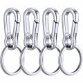 Mudder 4 Pack Metal Carabiner Clip Keychainring Key Ring Chain Holder Organizer For Tile Key Finder Car Men And Women 