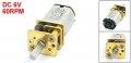 Uxcell 60rpm 12ga N20 6v 3mm Shaft Mini Dc Geared Gear Box Motor For Diy Toy