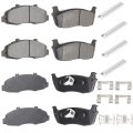 Rear And Front Semi-metallic Brake Pads Fit Ford F-150 1997-2003 Heritage 2004 For Lincoln Blackwood 2002-8pcs 