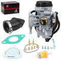 Carburetor And Intake Manifold Boot Kit For Suzuki Quadrunner 250 300 Lt-f250 Lt-f300f 1999-2002 Model Y Part Number 
