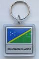 Solomon Islands Country Lucite Key Ring 