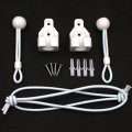 Blinds Shades Square Bungee Cords Tie Down Conversion Kit With Receiver Of Deck Patio Pergola Curtain Exterior Roller Up