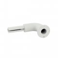Deckorators 3 Offset 90 Degree Aluminum Post Return With Screws And Beauty Rings Textured White 