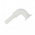Deckorators 3 Offset 90 Degree Aluminum Post Return With Screws And Beauty Rings Textured White