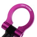 Auto Dynasty Billet Aluminum Racing Front Tow Hook Compatible With Honda Fit 2009 2010 2011 2012 2013 M18 X 2 5 Purple