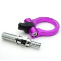Auto Dynasty Billet Aluminum Racing Front Tow Hook Compatible With Honda Fit 2009 2010 2011 2012 2013 M18 X 2 5 Purple