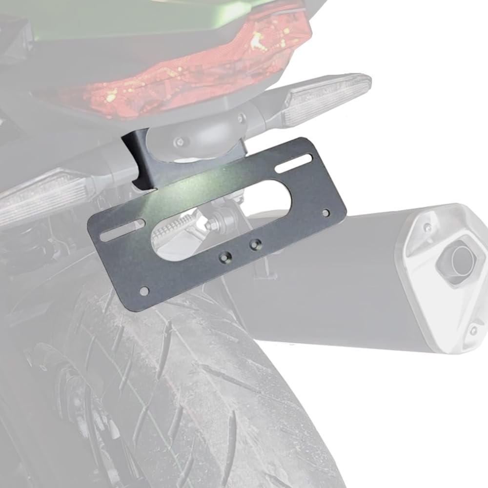 Tail Tidy Fender Eliminator For Z500 2024 2025 And Ninja 500 License Plate Bracket Stock Aftermarket Turn Signals