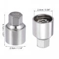 Acropix Car 303 Wheel Lug Nut Removal Key Fit For Mercedes-benz Pack Of 1 Silver Tone