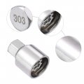 Acropix Car 303 Wheel Lug Nut Removal Key Fit For Mercedes-benz Pack Of 1 Silver Tone