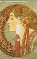 Fine Art Mucha Laurel Switchplate Switch Plate Cover 