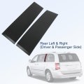 Rearward Door C-pillar Windshield Outer Trim Set Left Right Replacement For Chrysler Town Country 2008-2016 Voyager Dodge Grand