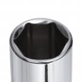 Uxcell 2 Pcs 3 8 Inch Drive 16mm 6-point Deep Socket Metric Steel With Chrome Plated