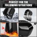Carbon Fiber Side Mirror Covers Caps For 2015 2020d F150 Replacement Cover Set For Xl Xlt Lariat King Ranch Raptor Platinum