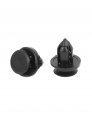 Uxcell 24pcs Bumper Plastic Rivet Fasteners Trim Clip 9mm
