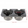 X Autohaux Car Center Console Cup Holder 51168248504 Gray For Bmw E46 1999-2005