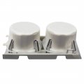 X Autohaux Car Center Console Cup Holder 51168248504 Gray For Bmw E46 1999-2005