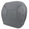 Front Driver Side Bottom And Back Replacement Seat Covers Medium Opal Gray Microfiber Leather For Ford Bronco 1992 1993 1994