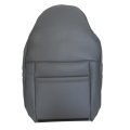 Front Driver Side Bottom And Back Replacement Seat Covers Medium Opal Gray Microfiber Leather For Ford Bronco 1992 1993 1994