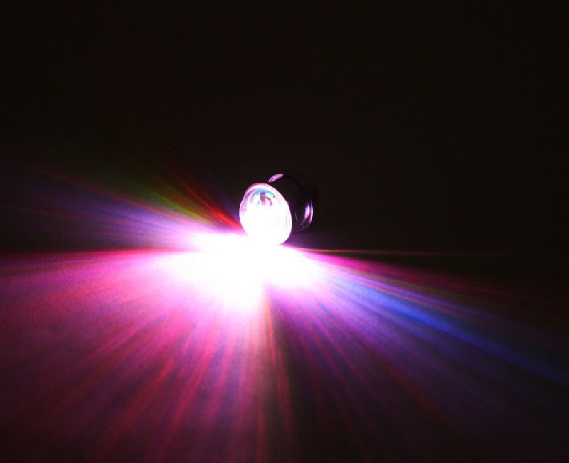 Pilot Automotive Cz-101m Multi-color Led Tire Valve Cap Light