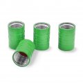 Sasquatch Bigfoot Valve Stem Caps For Tire Rim Wheel Aluminum Green