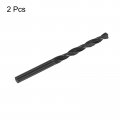 Uxcell 2pcs 6 9mm Dia Split Point Tip 141mm Long High-speed Steel Twist Drill Bit