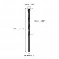 Uxcell 2pcs 6 9mm Dia Split Point Tip 141mm Long High-speed Steel Twist Drill Bit