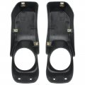 Carbhub Steel Bumper Pair Front Lh Rh Fog Light Lamp Cover Fit For 2013-2017 Wrangler Jeep Replace 68231962aa 68231963aa