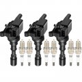 Aintier Ignition Coil Coils Iridium Spark Plugs Uf431 For Kia Sorento 2003-2006 3 5l V6