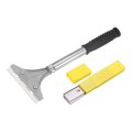 9 Floor Wall Scraper Paint Removal Tool With 10pcs Extra Blades For Cleaning Windows Glass Tiles Adhesive 
