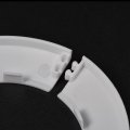 Uxcell Pipe Cover Decoration 75mm Pp Plastic Escutcheon Water Drain Line White 10pcs