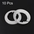 Uxcell Pipe Cover Decoration 75mm Pp Plastic Escutcheon Water Drain Line White 10pcs
