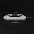 Uxcell Pipe Cover Decoration 75mm Pp Plastic Escutcheon Water Drain Line White 10pcs