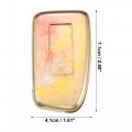 Uxcell Car Key Fob Cover 4 Button Remote Case Orange For Lexus Es350 Rx Gs Ls Nx Rs Gx Lx Rc Lc