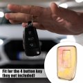 Uxcell Car Key Fob Cover 4 Button Remote Case Orange For Lexus Es350 Rx Gs Ls Nx Rs Gx Lx Rc Lc