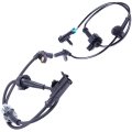 2pcs Abs Wheel Speed Sensor Left Front Right Rear Fit For 2007-2013 Chevrolet Silverado 1500 Als1464 Als1465 