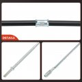 A-premium Rear Passenger Side Parking Brake Cable Assembly Compatible With Chevrolet And Gmc Models Blazer 2002-2005 Jimmy
