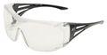 Edge Xf111-l Ossa Fit Over Rx Frame Anti-scratch Non-slip Uv 400 Military Grade Ansi Isea Mceps Compliant Black Clear Lens 